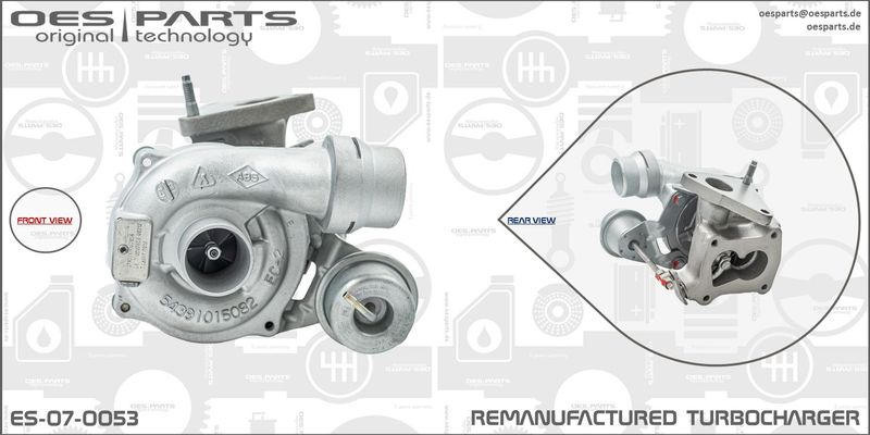 OES PARTS Kompressor,ülelaadimine ES-07-0053